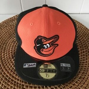 Baltimore Orioles New Era Authentic 59FIFTY Fitted Hat 7 1/8 New With Tags.